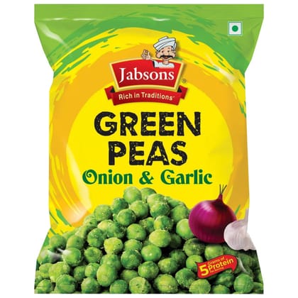 JABSONS GREEN PEAS ONION AND GARLIC 150GM
