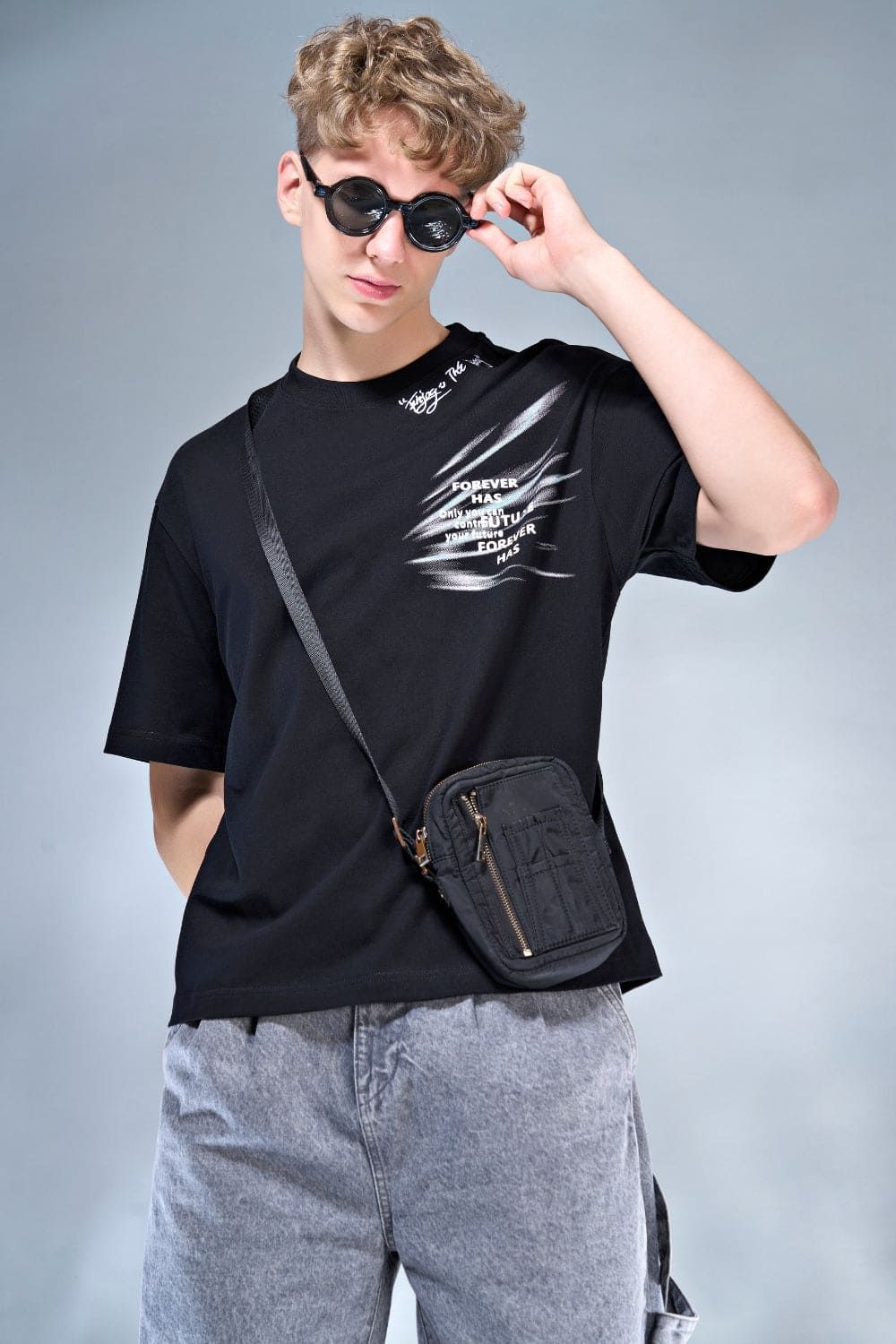 Black Anxious Oversized-XXL