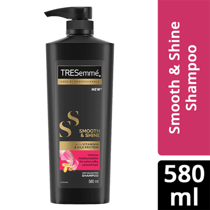 Tresemme Smooth & Shine Pro Collection Shampoo - Vitamin H & Silk Protein, Intense Moisturisation, 580 Ml Bottle Tresemme Smooth & Shine Pro Collection Shampoo - Vitamin H & Silk Protein, Intense Moisturisation, 580 Ml Bottle
