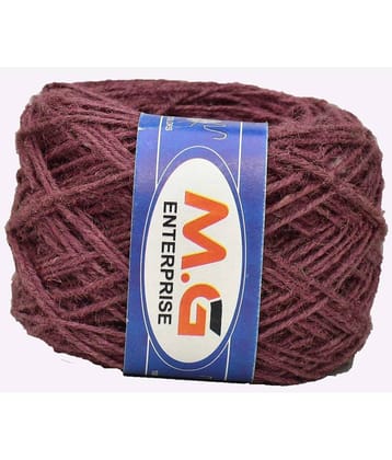 M.G Enterprise 3 Ply/Twisted Macrame Jute Cord/Dori Thread Salmon 200 mtr for Macrame DIY, Craft Work,Plant Hanger Ropes etc-DA Art-DJC