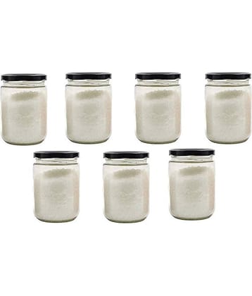 AFAST Glass Container Glass Transparent Utility Container ( Set of 7 )