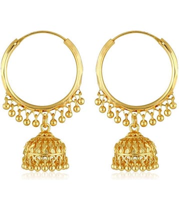 Vighnaharta wedding and Party wear Gold Plated alloy jhumki Earring for Women and Girls (VFJ1266ERG)