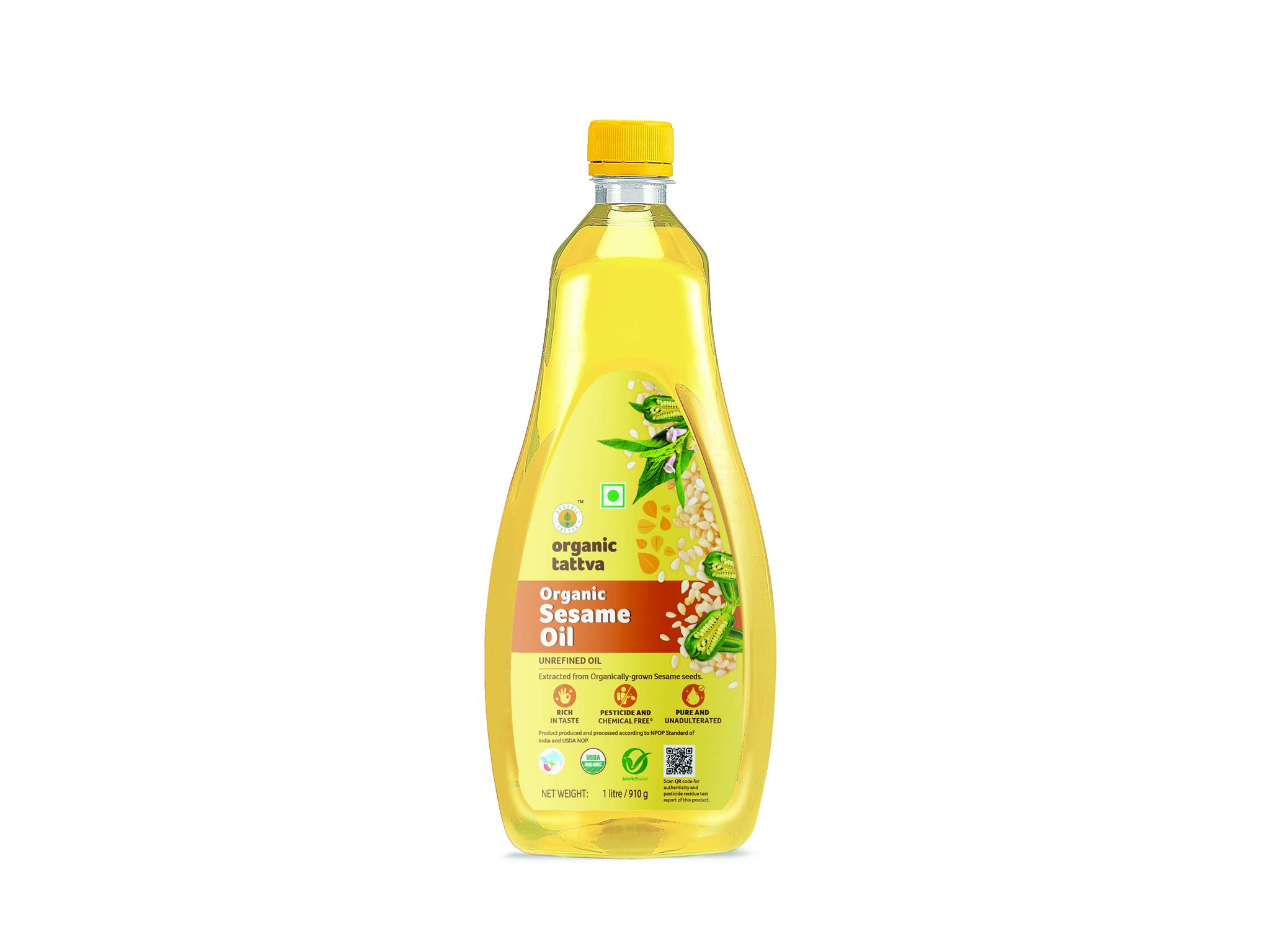 Organic Sesame Oil 1litre
