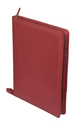 Sukeshcraft Pu Multiuse 25 File Sleeve for Documents, Certificates, Fixed Deposit Receipt, Portfolio B4 Size Documents Holder for Sports, Office, Home, School Redwine