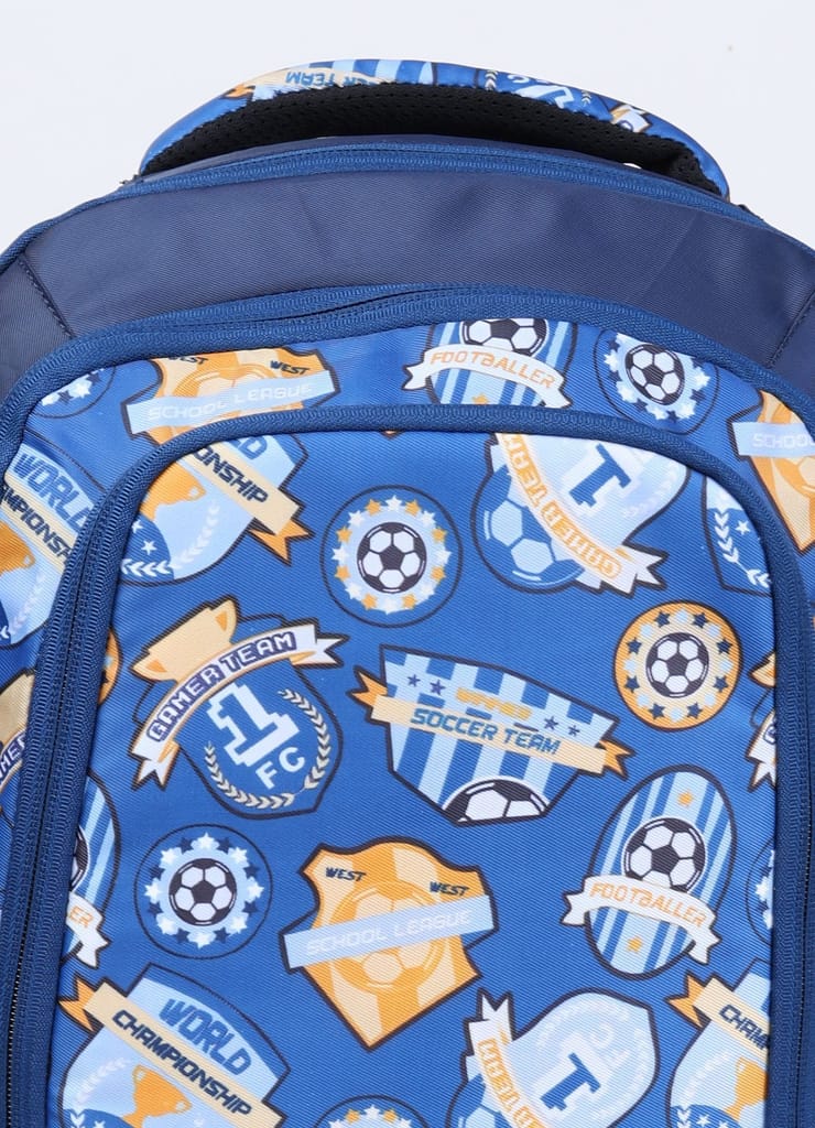 PB Pearlbags DOLLAR 18L Printed Casual Backpack,3 Compartment,Premium Fabric,Water Resistant Anti Theft,School & College Bag for Boys and Girls,Office & Travel Bag for Men and Women,45X30X13 Cms