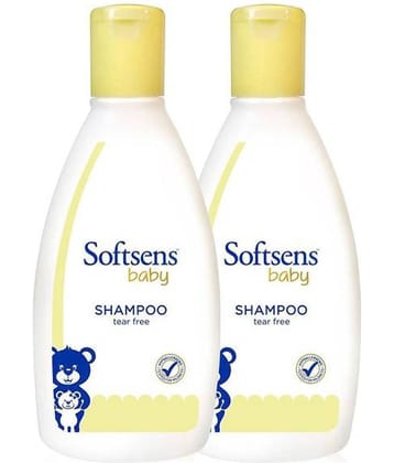 Softsens Baby TEAR FREE Shampoo, 200ml (Pack of 2) Mild, Hypoallergenic , Paraben & Sufate Free