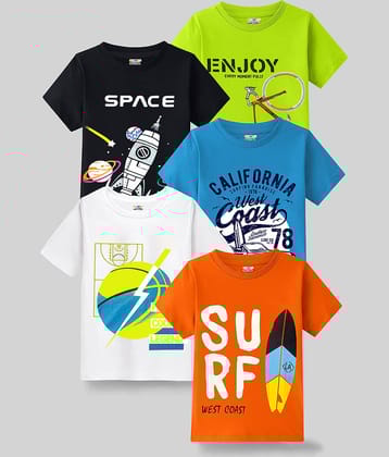 Kuchipoo Pack of 1 Boys Cotton Blend Polo T-Shirt ( Multicolor4 )