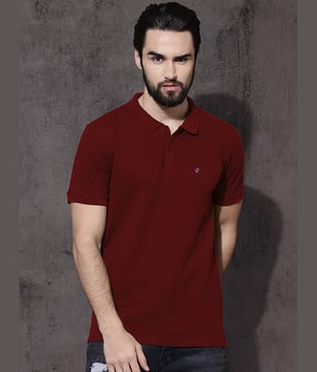 AIN6 Pack of 1 Cotton Blend Regular Fit Solid Half Sleeves Men's Polo T Shirt ( Sea Green )