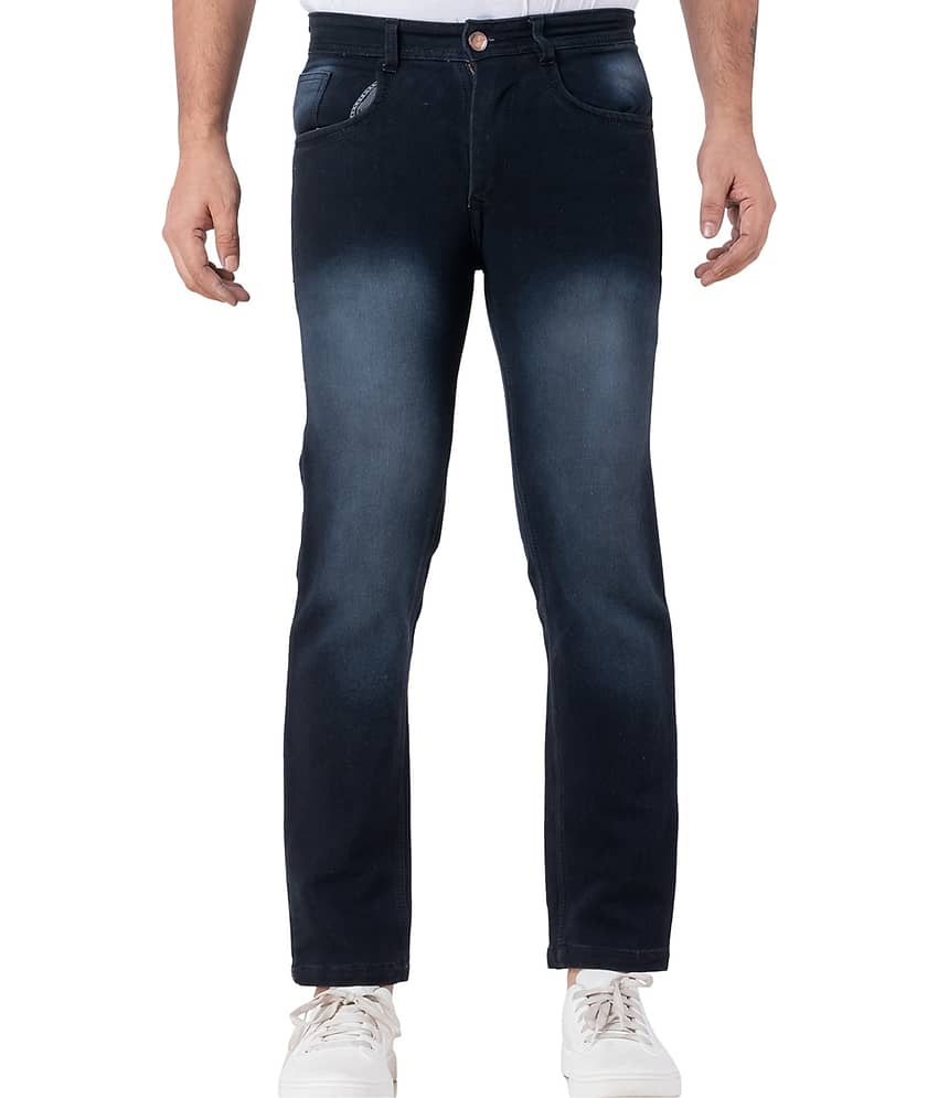 Sindon Regular Fit Dyed Men's Jeans - Dark Grey ( Pack of 1 )