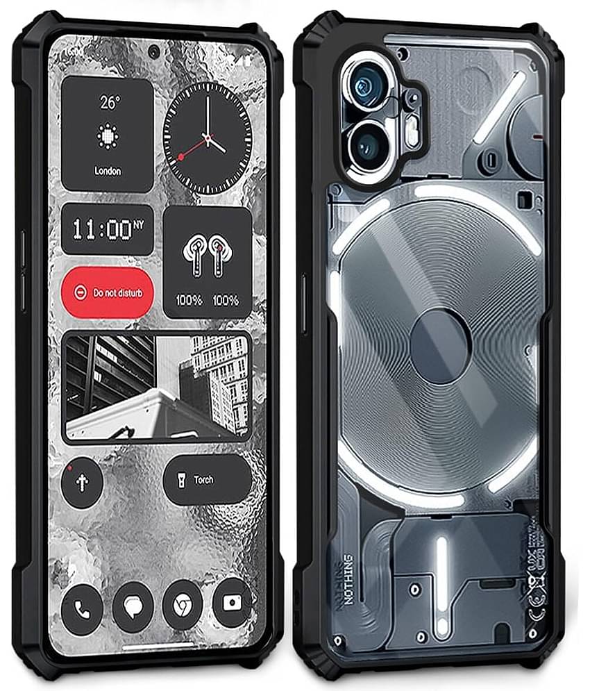 VAKIBO Plain Cases Compatible For Rubber Nothing Phone 2 ( Pack of 1 )