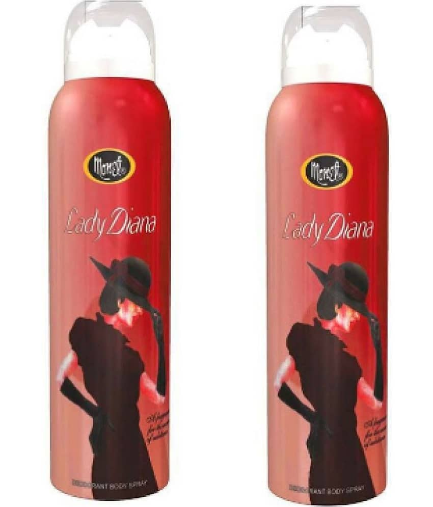 MONET Lady Diana Body Spray - For Men & Women , 150ML EACH , PACK OF 2