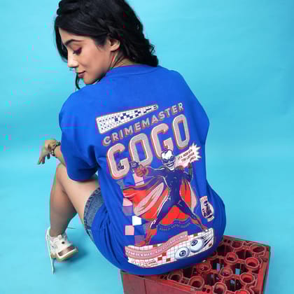 Andaz Apna Apna: Crime Master Gogo Oversized T-Shirt-S
