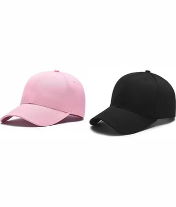 Babji Multicolor Cotton Women's Cap ( Pack of 2 )