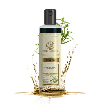 Khadi Natural Bhringraj Hair Oil - 210ml Khadi Natural Bhringraj Hair Oil - 210ml