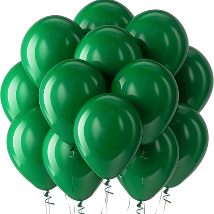 Dark Green Latex Balloons 10" - Pack of 50 PC