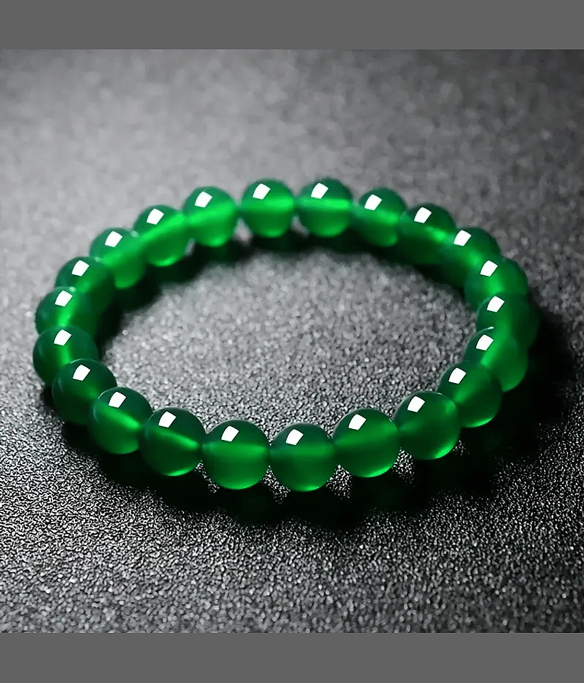 AdvaitEtp Green Bracelet ( Pack of 1 )