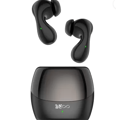 WALTA ELITE Z POD TWS Wireless Earbuds, Bluetooth V5.3, Up, IPX4- Water Resistant, Charging Time-1.5hrs, Playtime-40hrs- Black