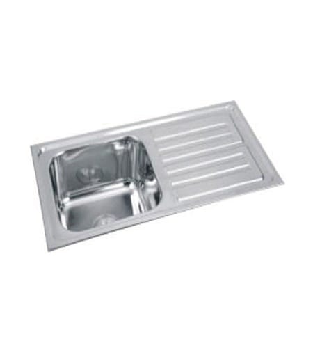 Stainless Steel Kitchen Sink 37X18 with Bowl Size 15X13 (Gloss Finished)