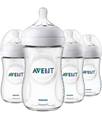 Philips Avent - 260 White Feeding Bottle ( Pack of 4 )