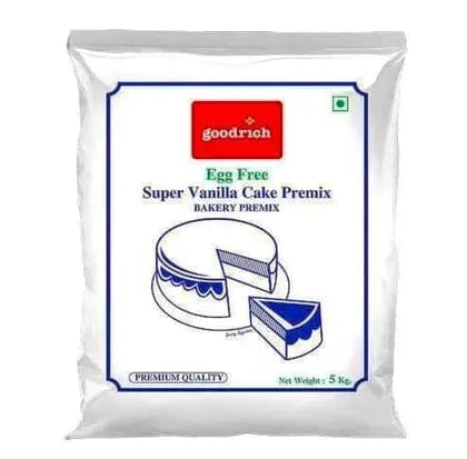 Goodrich Super Vanilla Premix 5kg (Eggless) (No COD)-5 Kg [Trial Pack]