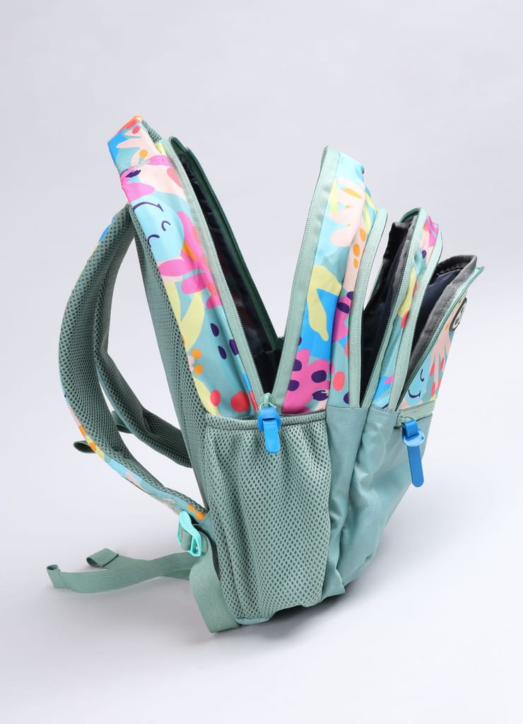 PB Pearlbags Polyester Water Resistant Casual Backpack With Pencil Pouch For School For Boys and Girls