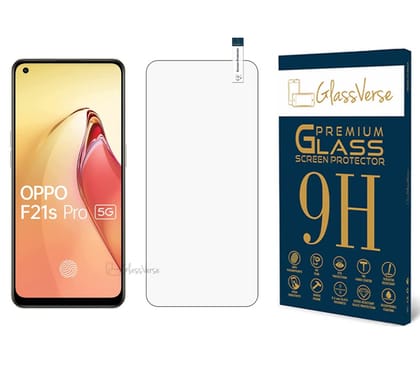 GlassVerse 9H Tempered Glass For Oppo F21S Pro 5G Smartphone(Pack Of 1) With Free Installation Kit Full Screen Protector If Received Damaged-6.43 Inch GlassVerse 9H Tempered Glass For Oppo F21S Pro 5G Smartphone(Pack Of 1) With Free Installation Kit Full