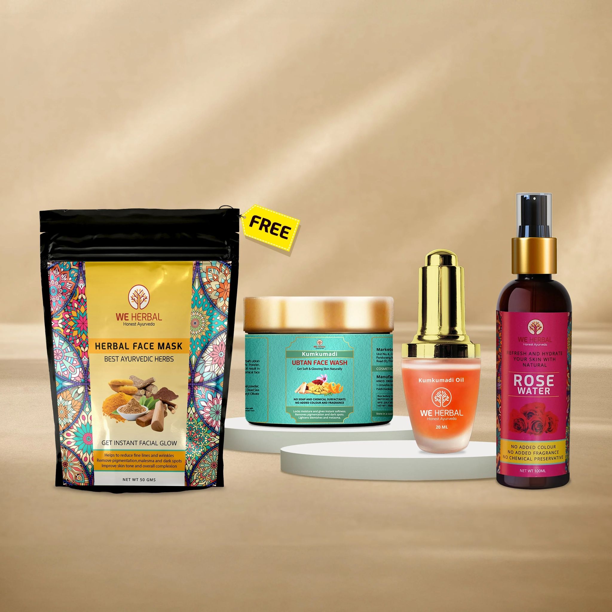 Kumkumadi Oil Combo-in