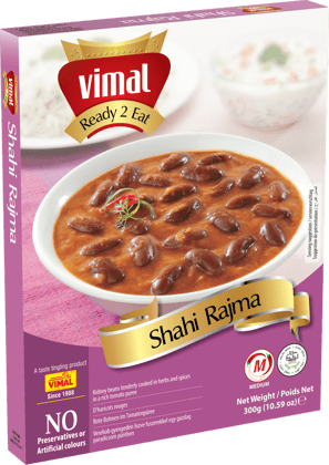 VIMAL Ready to Cook and EatCombo Pack of Shahi Rajma/Chole Pindi/Punjabi Kadhi/Sarson Da Saag Instant Mix Vegetarian with No Added Preservative and Colours - 300g Each (Pack of 4)