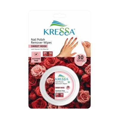 Kressa Kressa Nail Polish Remover Sweet Rose 30s