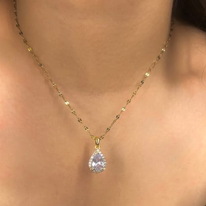 Dewdrop 18k Gold Plated Necklace