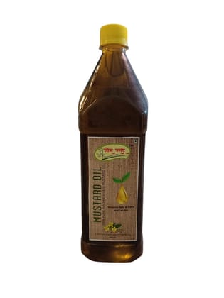Mustard Oil (900 ml) – Healthy, Cold-Pressed | Ahirori Annadata Farmer Producer Company Ltd