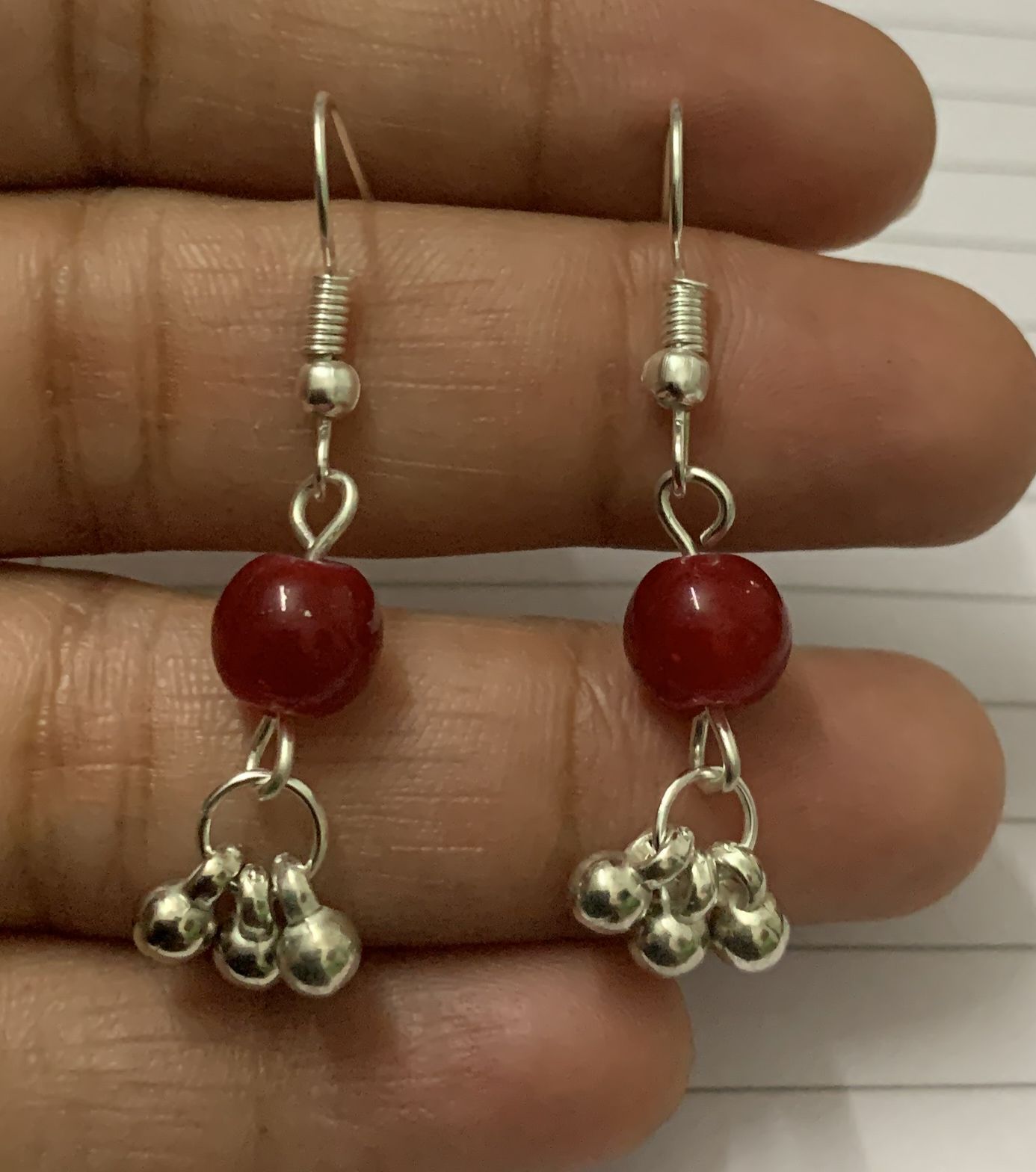 Charming Glass Bead Earrings