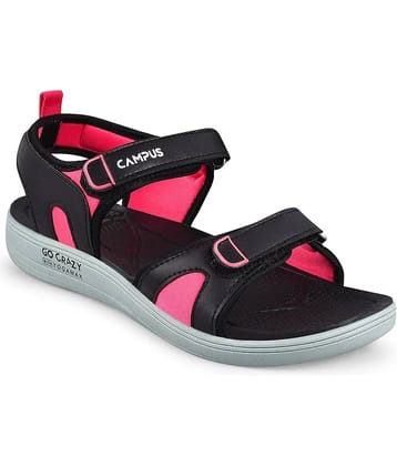 Campus Maroon Floater Sandals