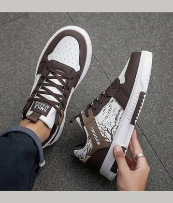 Xtoon WORKING SHOES Brown Men's Outdoor Shoes