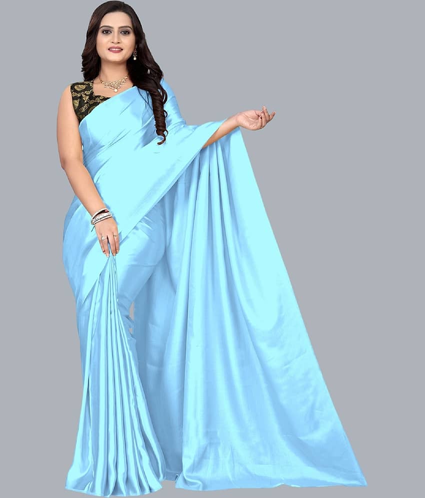 JULEE Banarasi Silk Embellished Saree With Unstitched Blouse Piece ( Black )