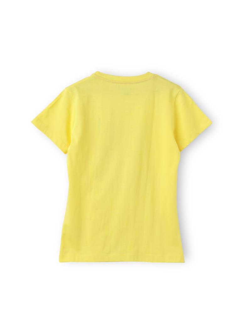 Premium Kids Girls T shirt Cotton Blazing Yellow Beauty Queen 2025 at ShopCircuit | ONDC