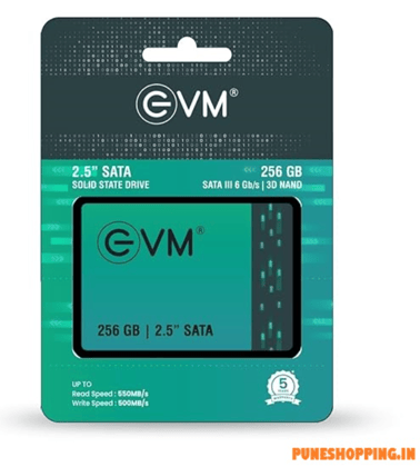 EVM 256GB 2.5-Inch SATA Internal SSD - 550MB/s Read & 500MB/s Write - 5-Year Warranty (EVM25/256GB)256 GB Solid State Drive