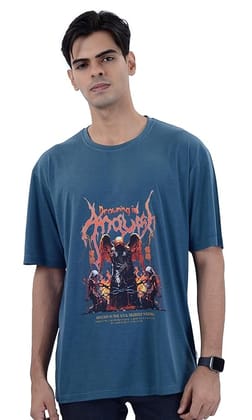 MILLER JOHNSON Men's Cotton Oversized Fit T-Shirt