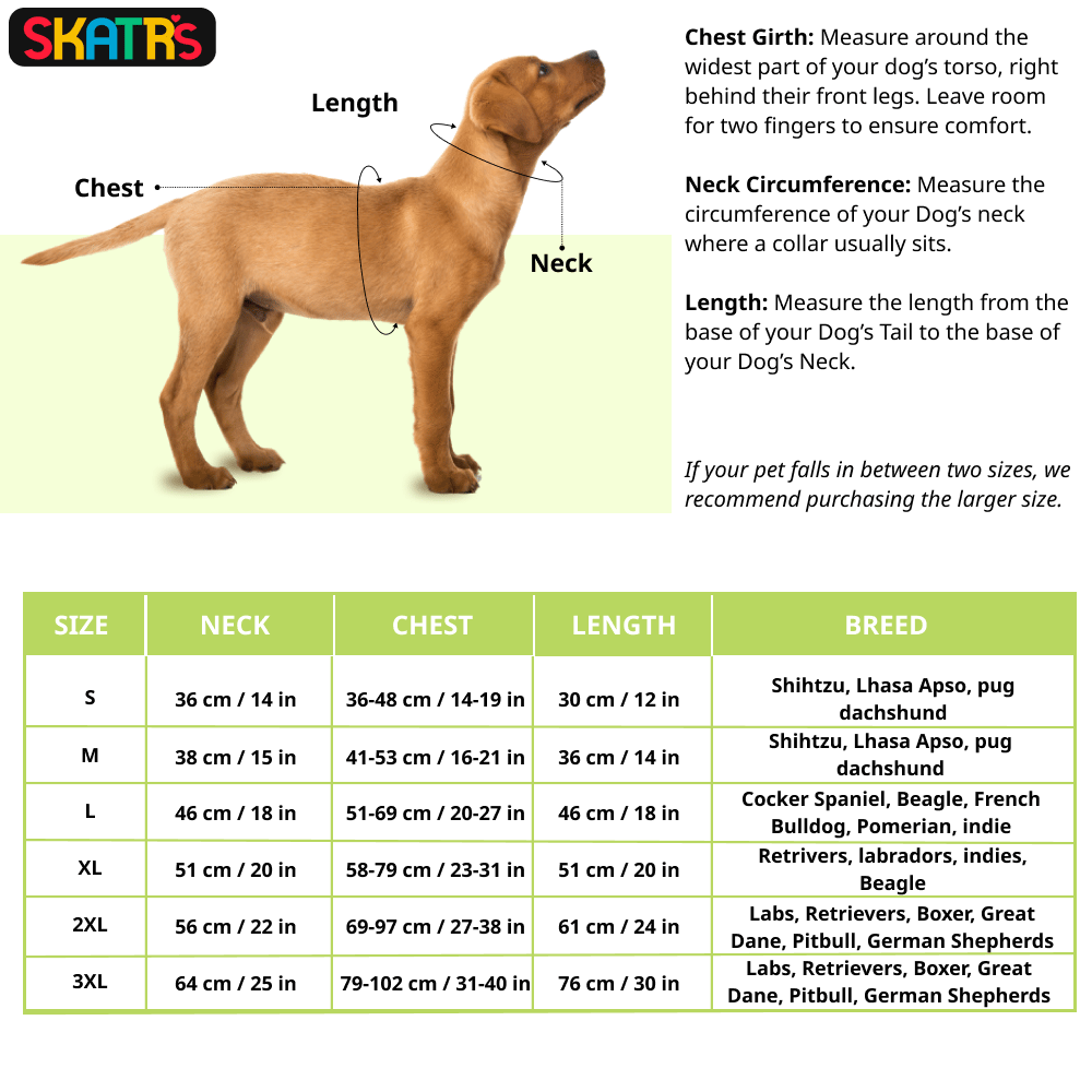 Skatrs Full Coverage Cape Style Raincoat for Dogs and Cats (Blue) - L