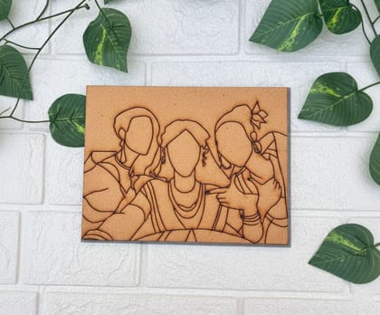 Dbeautify's Three Women Traditional Painting