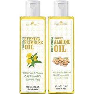 PARK DANIEL Evening Primrose Oil &amp; Sweet Almond Oil Combo Pack Of 2 bottle of 100 ml(200 ml) (200 ml)