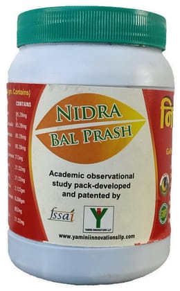 Yamini Innovations Nidra Bal Prash Herbal Supplement | Deep Sleep & Brain Wellness | Nightly Use