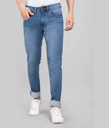 HJ HASASI - Blue Denim Regular Fit Men's Jeans ( Pack of 1 )