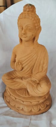 Zen Garden Buddha Statue Serene Sand Art Decor