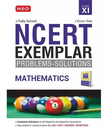 MTG NCERT Exemplar Problem Solutions Mathematics Class 11 - Complete Solution to all Objective and Subjective Questions