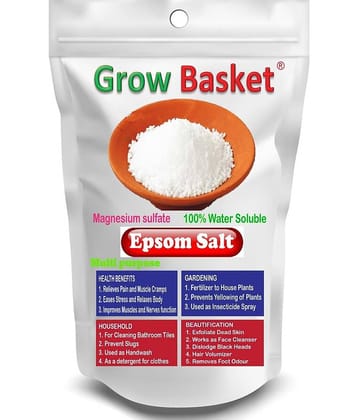 Grow Basket Epsom Salt Crystal Hair and Skin Care 450 g