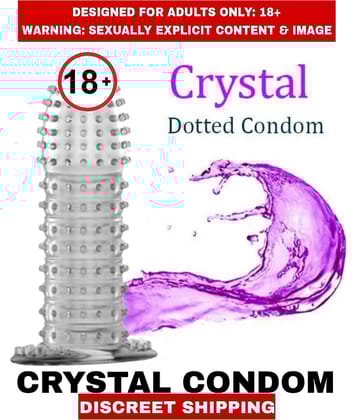 Male Adult Usage Reusable crystal condom sleeves  high-quality soft condom