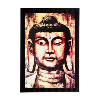 Lord Buddha Matt Textured UV Art Painting