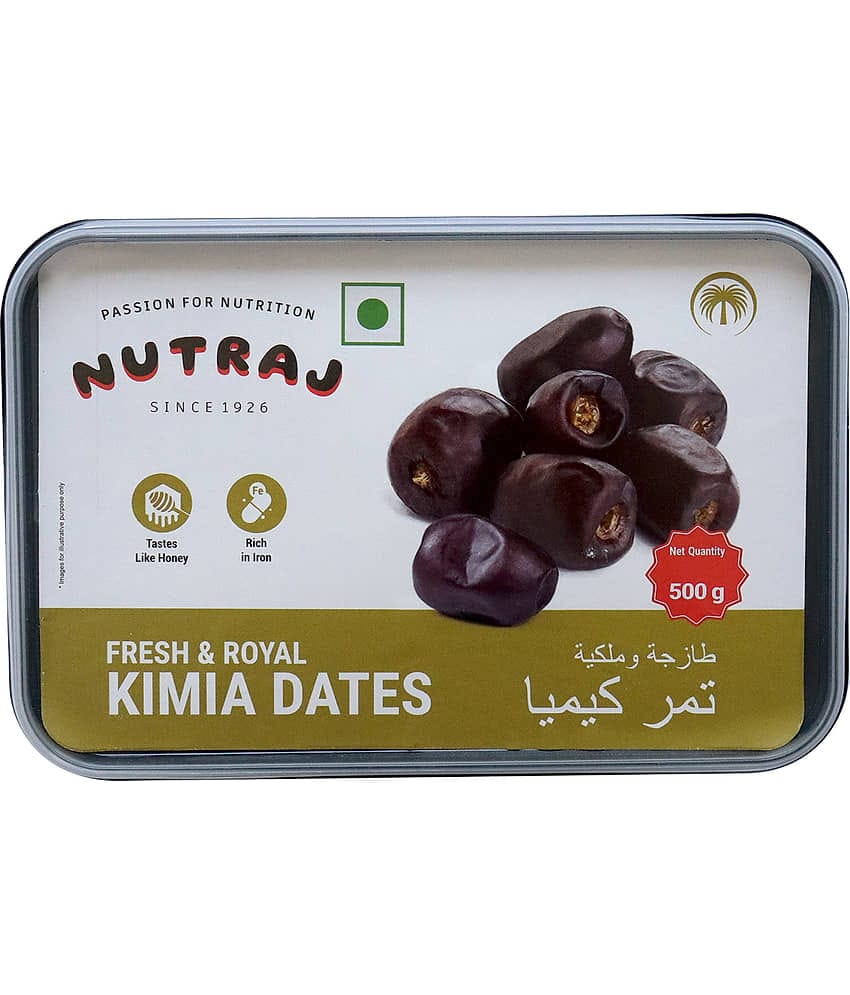 Nutraj Kimia Dates 500g, Dry Fruit Khajur)