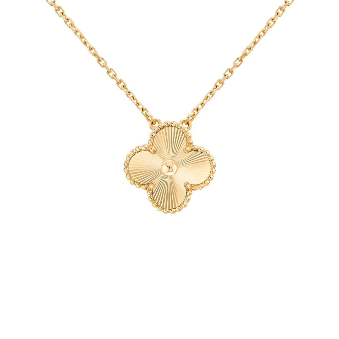VINTAGE ALHAMBRAH NECKLACE - 18K GOLD-PLATED